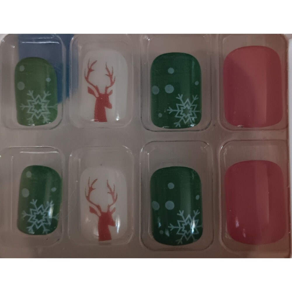 Nail Sets New 24 Piece Nails Artificial Professional textured art